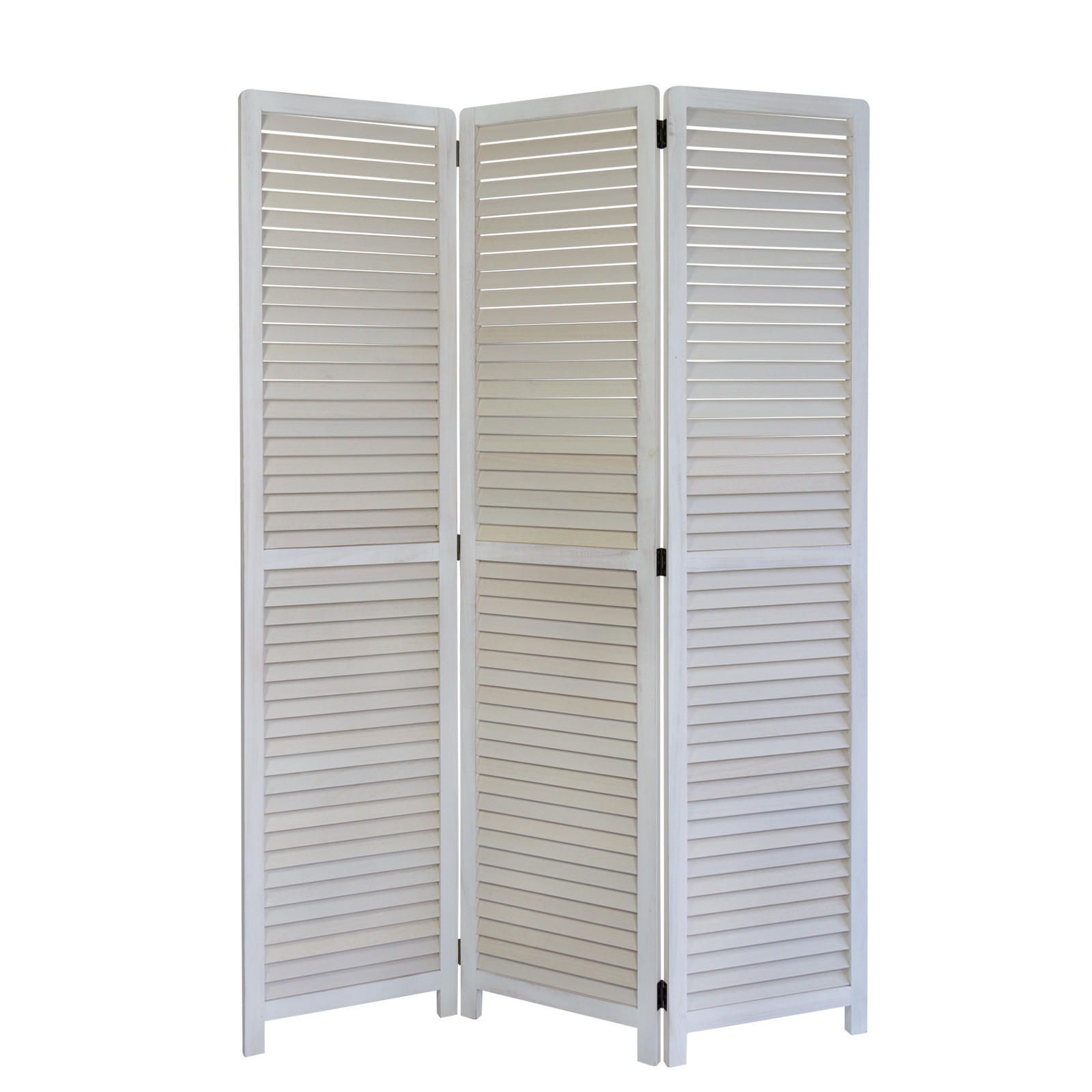 PARAVENT 120/170 cm Weiß - Weiß, Holz (120/170/2cm) - Homestyle4u