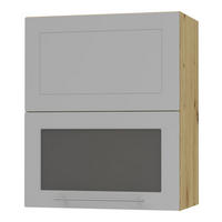KÜCHENHÄNGESCHRANK Kvantum W8BS/60 Dust Grey Matt / Eiche Artisan Matt 60 / 32,5 / 72cm - Eiche Artisan/Grau, Holz/Holzwerkstoff (60/72/32.5cm) - Feldmann-Wohnen