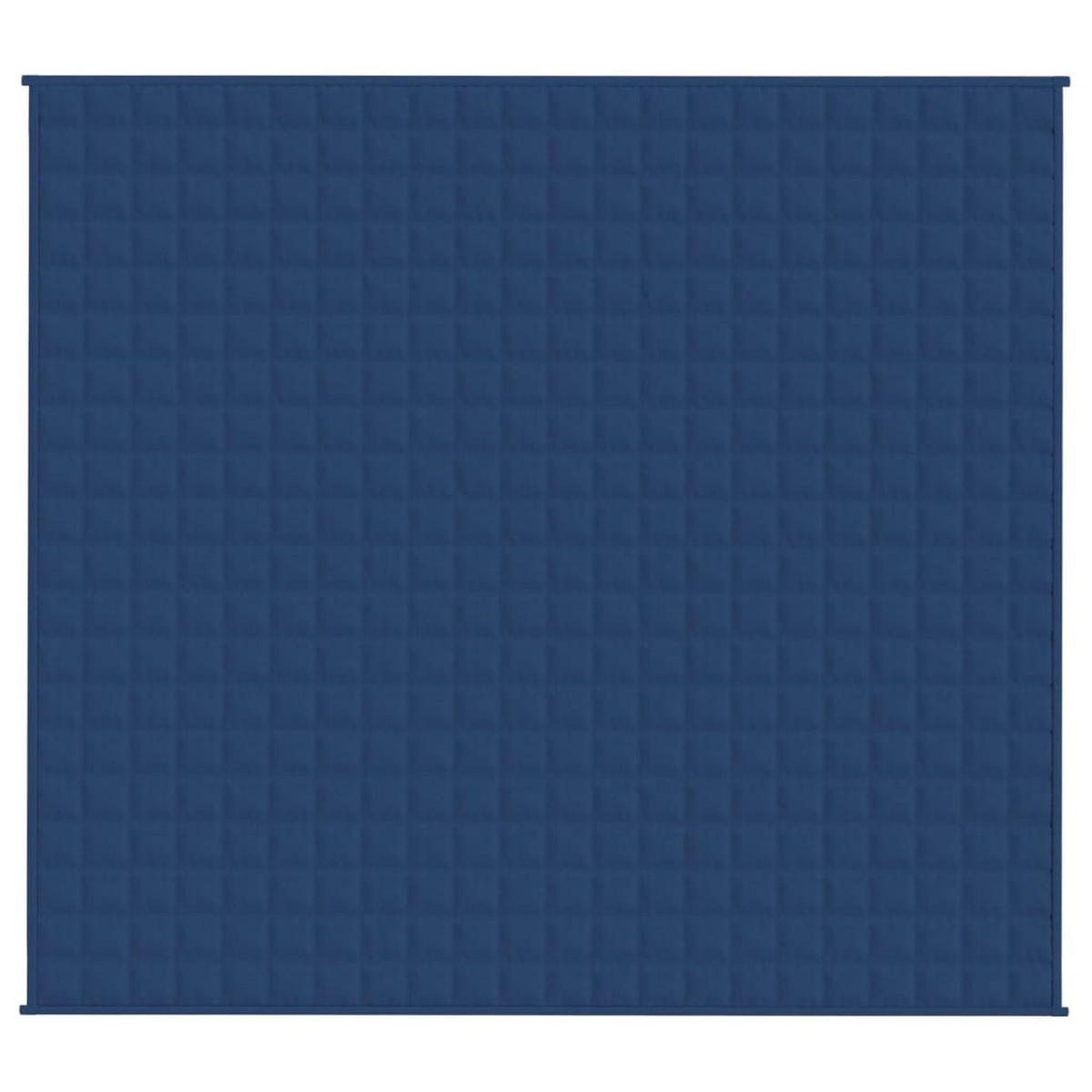 GEWICHTSDECKE Blau 200/220 Cm 13 Kg Stoff - Blau, Textil (200/220cm) - vidaXL