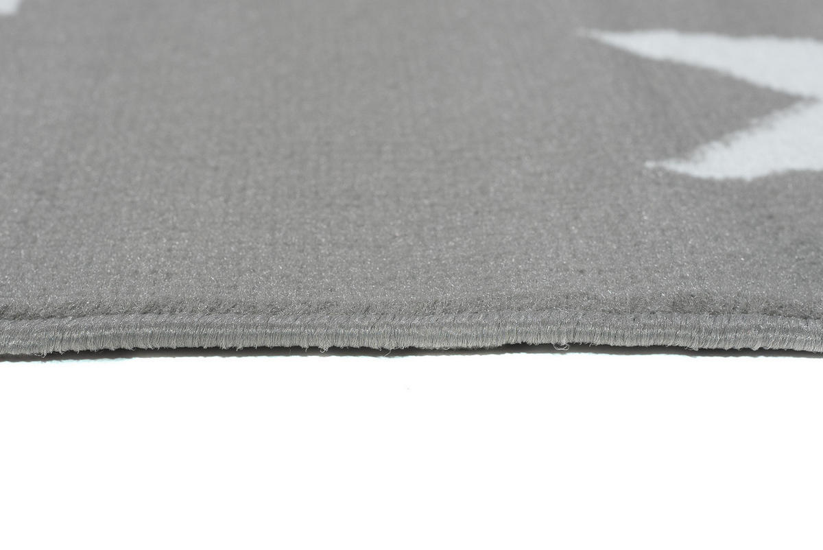 TEPPICH LUXURY Grau Geometrisch Sterne 200/300 cm - Grau, Textil (200/300cm) - Tapiso