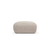 POUF Molino aus strukturiertem Stoff beige - Beige, Textil (75/36/75cm) - Micadoni