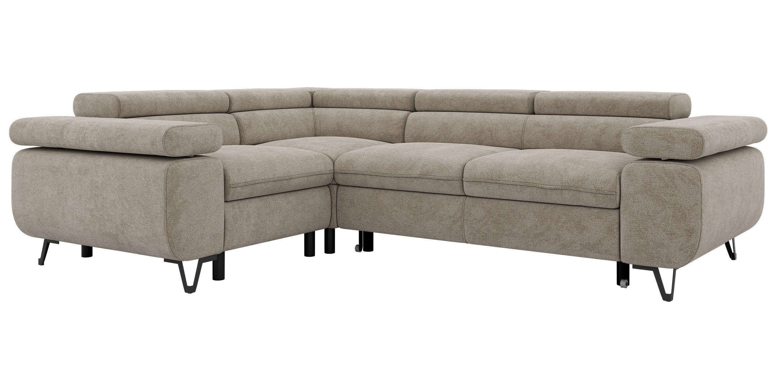MKS Ecksofa Greige 268x197 cm