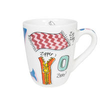 BECHER Love Letter Z in Bunt - 350 ml - Multicolor, Keramik (0.35L) - Blond Amsterdam