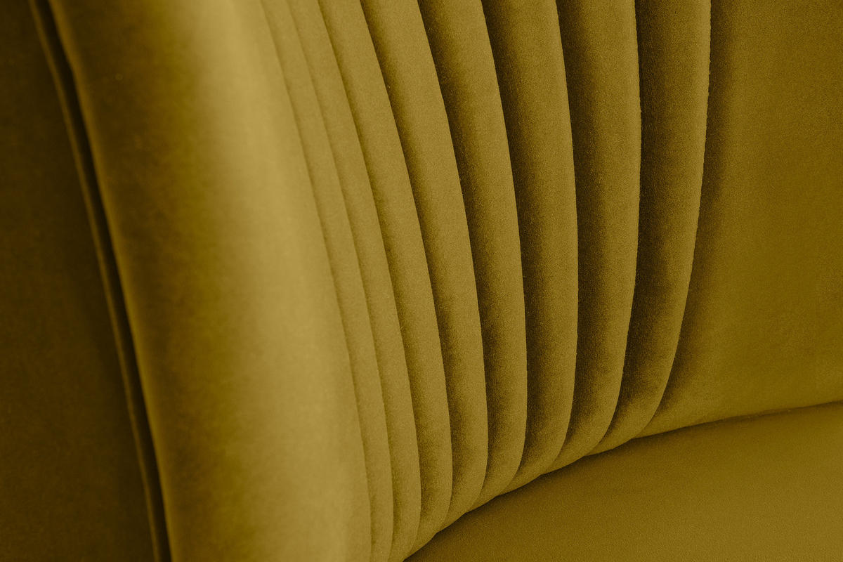 COCKTAILSESSEL DUCO auf hohen Beinen, Gelb/Schwarz - Gelb/Schwarz, Holz/Textil (63/89/65cm) - KONSIMO®