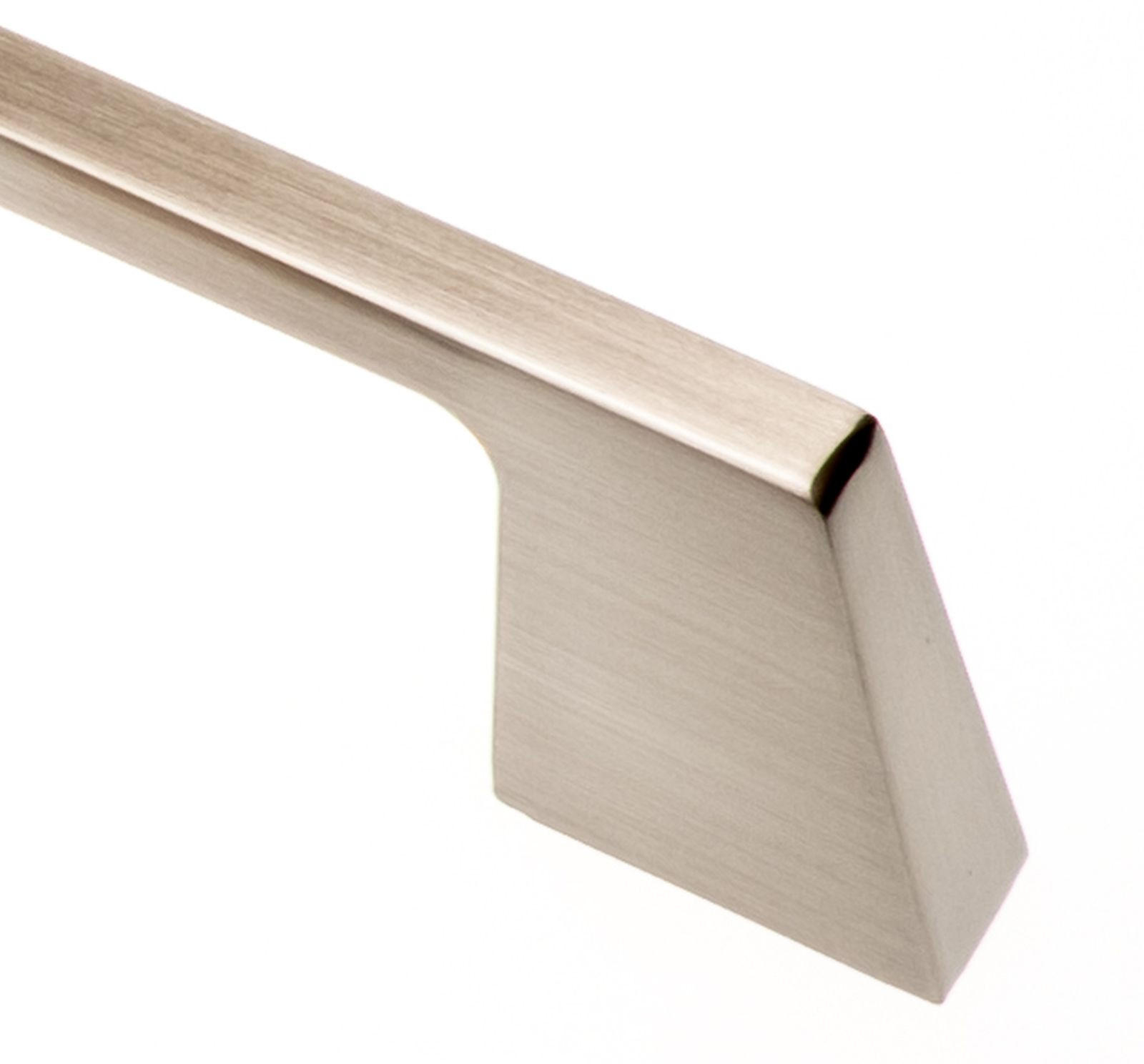 MÖBELGRIFF BA 160mm, Küchengriff Edelstahloptik, Schrankgriff Stilo - Grau, Metall (0.8/3/18.5cm)