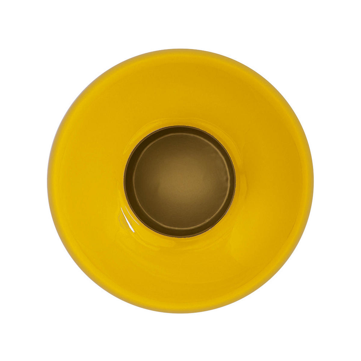VASE Metal ocker 32 cm - Gelb, Metall (31cm) - Pip Studio