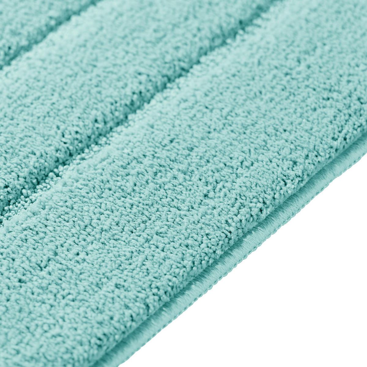 BADTEPPICH Milano - 60 x 100 cm - Helltürkis - Türkis, Textil (60/100cm) - SCHIESSER