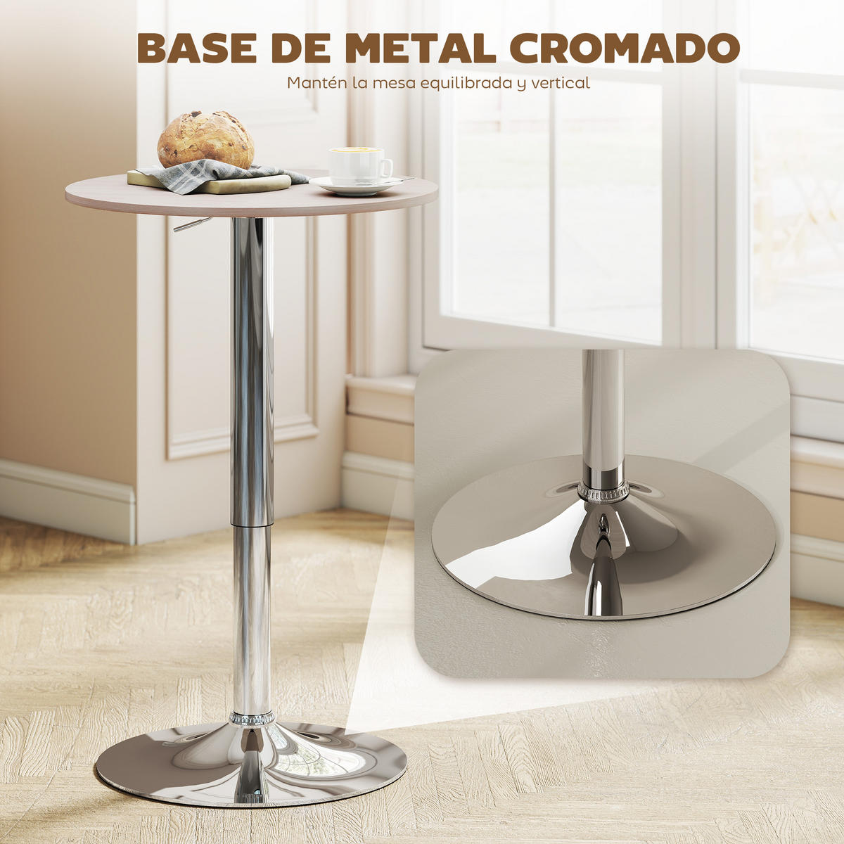 BARTISCH Naturholz 1 Stück - Beige, Metall (60/60/93cm) - GiPP