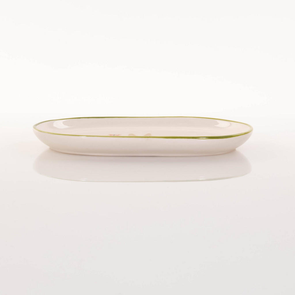 Thumbnail - Boltze Home Servierplatte, Mehrfarbig, Keramik, 16x2.5x24.5 cm, Tischkultur & Servieren, Servierplatten