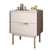 NACHTTISCH MIRACLE mit Schubladen Kaschmir - Kaschmir, Holzwerkstoff (54/63/39cm) - Lookway