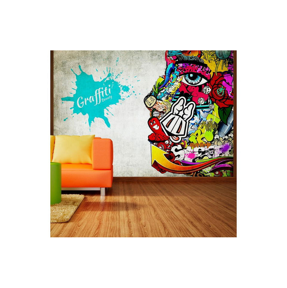 VLIESTAPETE 300/210 cm - Multicolor, Textil (300/1cm) - KUNSTLOFT