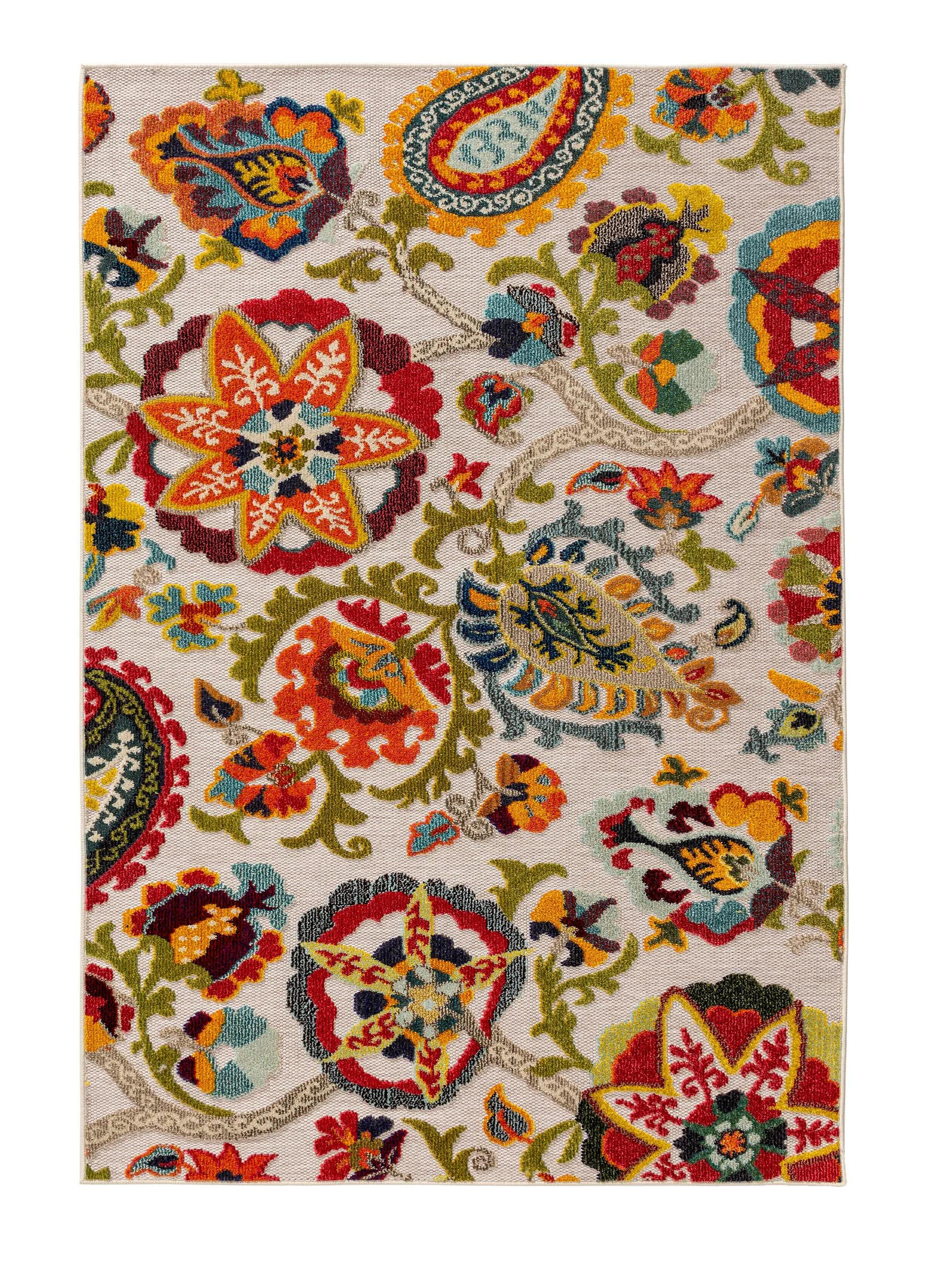 benuta Outdoor-Teppich Mehrfarbig 120x170 cm
