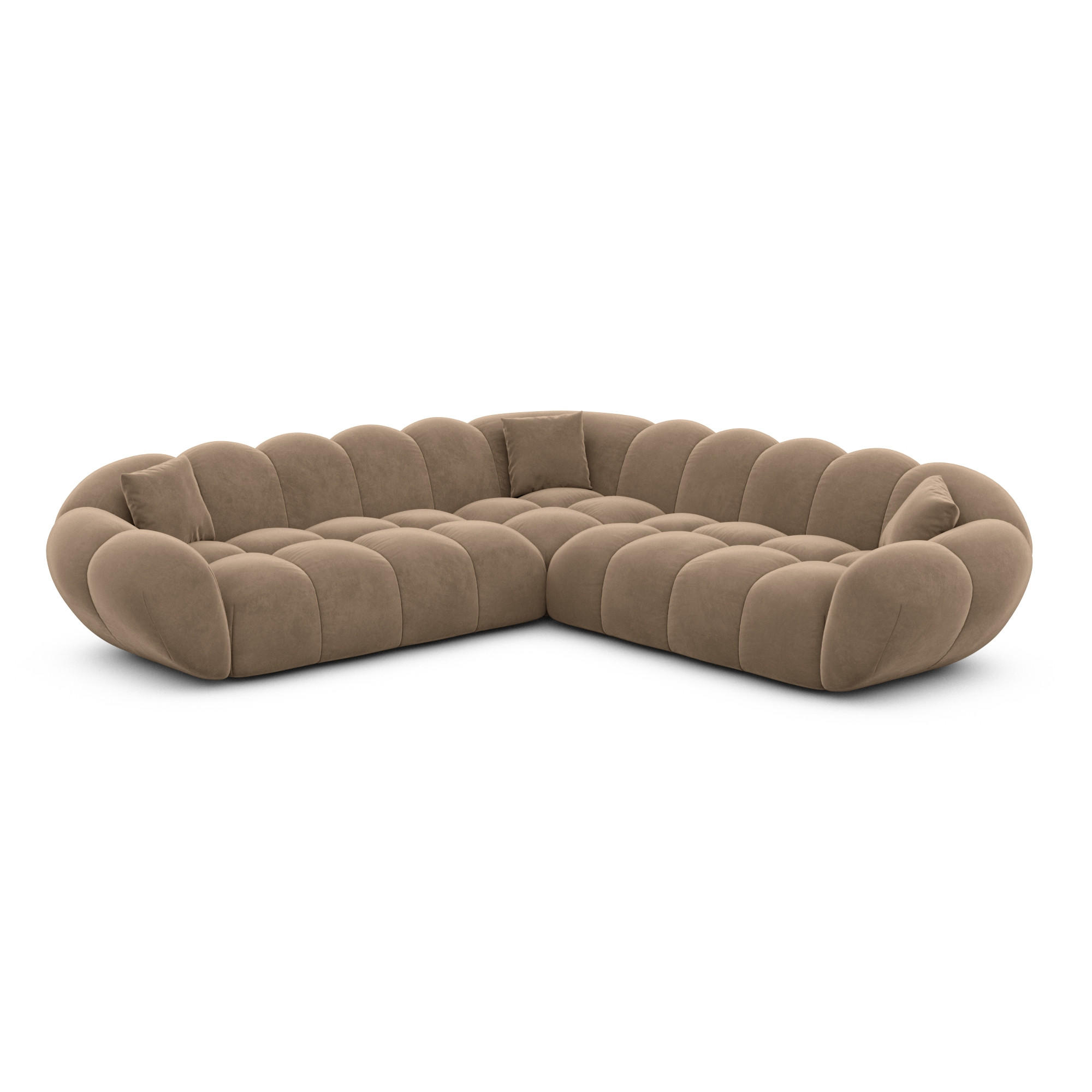 Varoyal Ecksofa Braun 258x258 cm