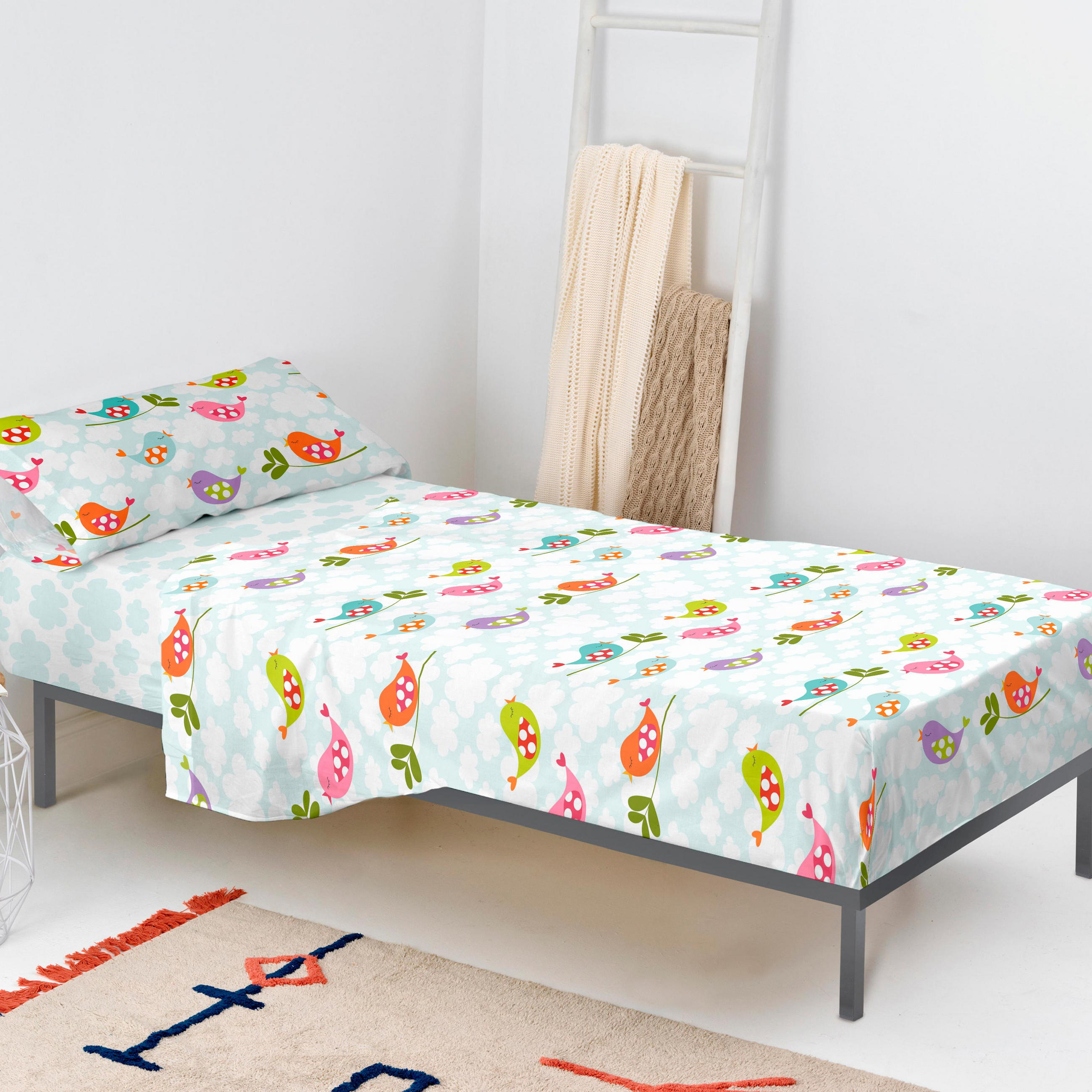 Thumbnail - Happy Friday Bettwäsche, Mehrfarbig, Textil, Grafikmuster, 180x270 cm, Oeko-Tex®, Schlaftextilien, Bettwäsche, Kinderbet...