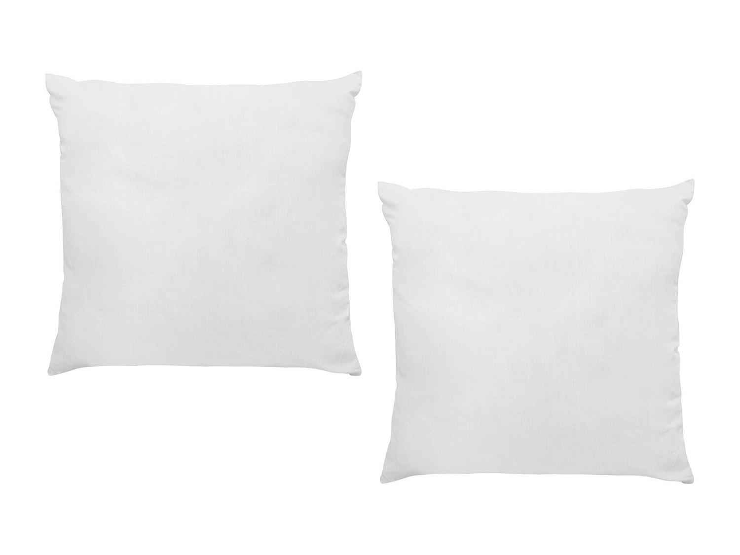 2ER-SET Kissen - 60 x 60 cm - 400 g - BIESYA von DREAMEA - Weiß, Textil (60/60cm) - Vente-Unique