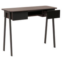 KONSOLENTISCH rechteck Walnuss Dekor - Walnussfarben, Metall (40/110/88cm) - MCW