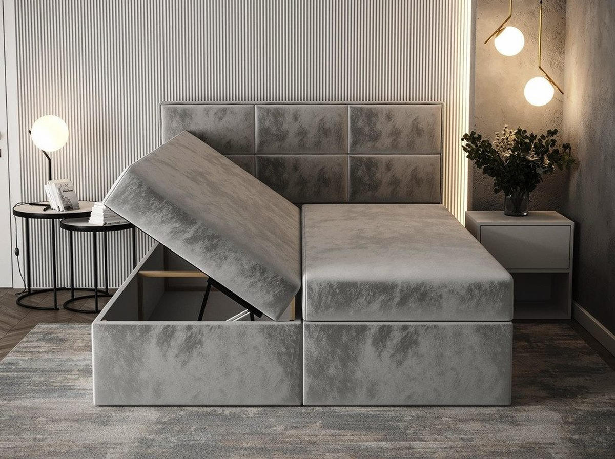 BOXBETT Galla Türkis 160x200 cm - Türkis, Textil (160/200cm) - B&B Home