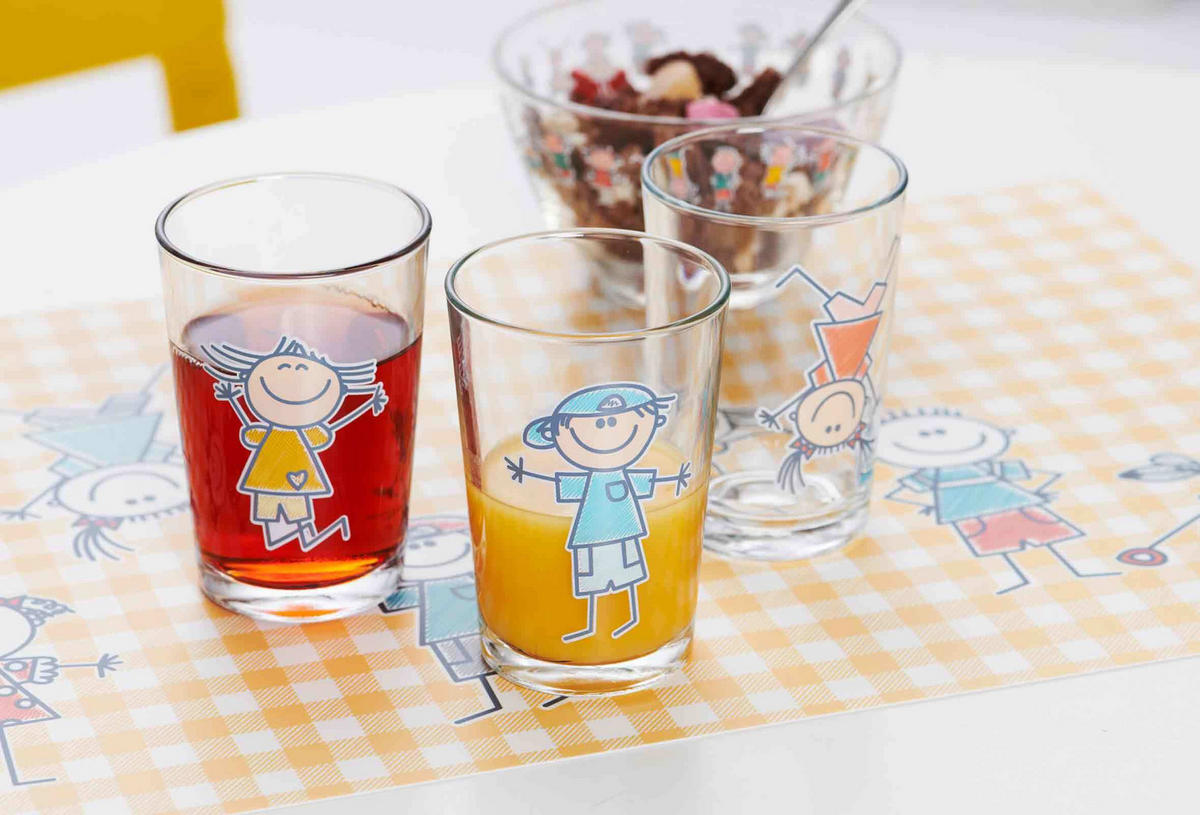 TRINKGLAS BOYS BEST FRIENDS bunt 270 ml - Multicolor, Glas (0.27L) - Ritzenhoff Breker