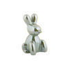 SKULPTUR Bunny Jungle Green 10/9/15 cm - Grün, Keramik (9/15/10cm) - Present Time