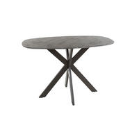 BARTISCH SESTA Schwarz Holz - Schwarz, Holz/Metall (80/93/140cm) - KAWOLA