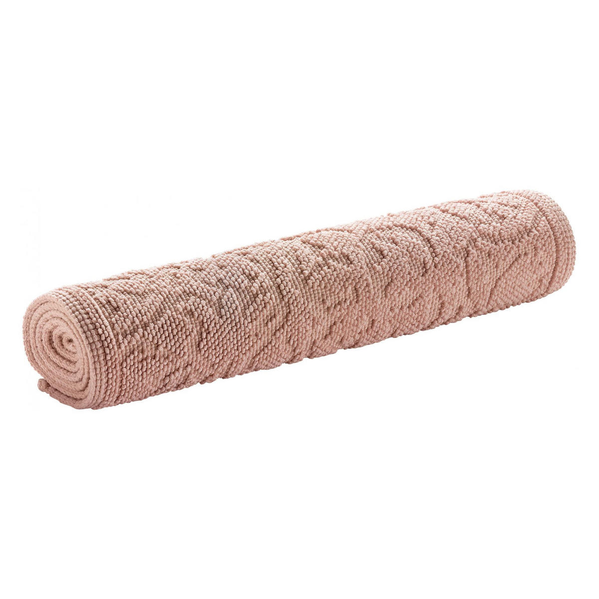 BADEMATTE Gilda weißdorn 54 x 64 cm - Rosa, Textil (54/64cm) - Vivaraise