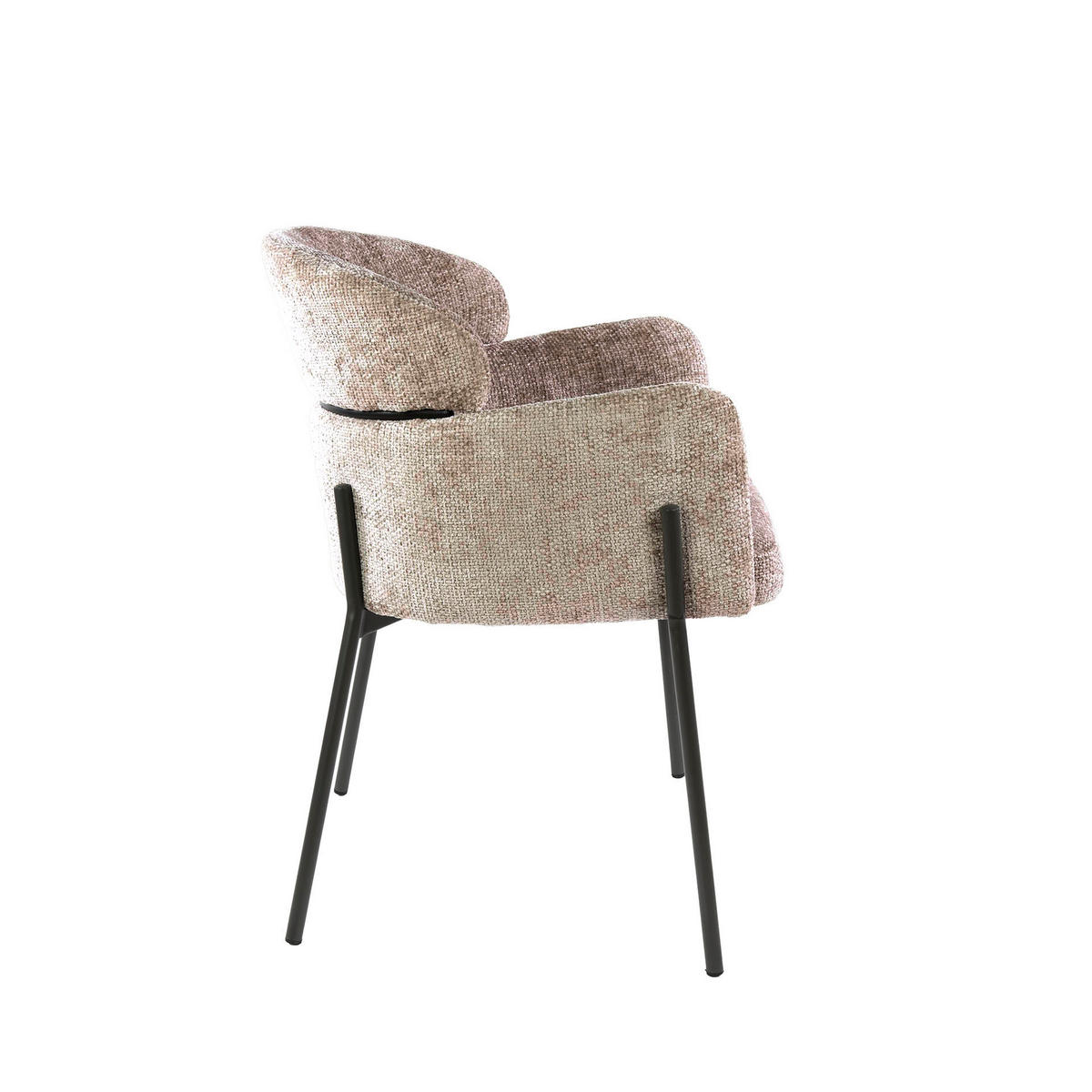 SESSEL Curva - Beige - 61/62/80 cm - 2er-Set - Beige, Textil (62/80/61cm) - Hoyz Collection
