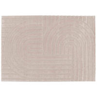 TEPPICH, Beige - Beige, Textil (120/170cm) - Oviala