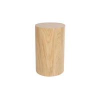 BEISTELLTISCH Silo 32 cm Natural - Naturfarben, Holzwerkstoff (32/32/50cm) - Zuiver