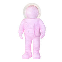 SCHNEEKUGEL Summerglobe The Astronauts Giant, Glas / Polyresin, Pink, 30 cm - Pink, Glas (13/30/15cm) - Donkey Products