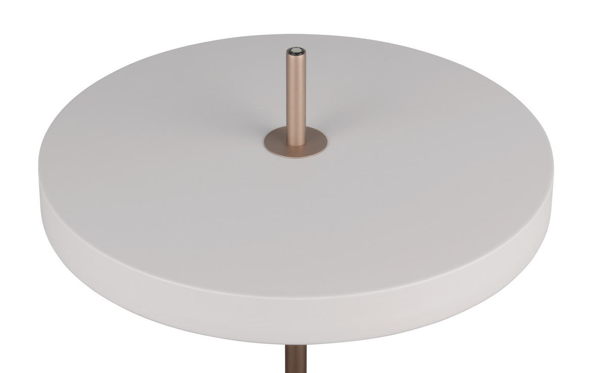 STEHLAMPE KEATON - Grau - 40/40/138 cm - Grau, Metall (40/40/138cm) - Trio Leuchten