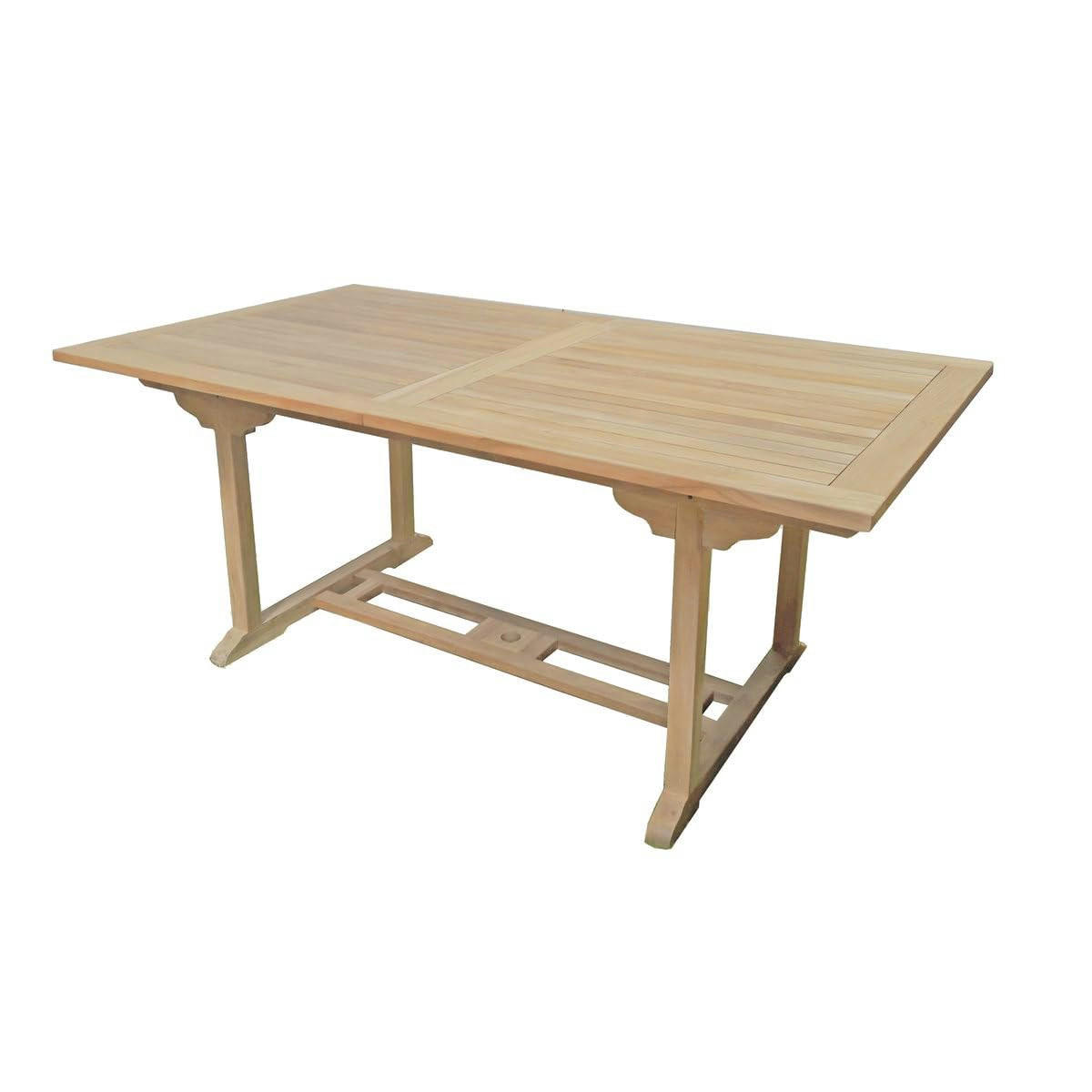 GARTEN-SITZGRUPPE Mads 7-teilig Gartenmöbel-Set - Teakfarben, Holz - DELUKE