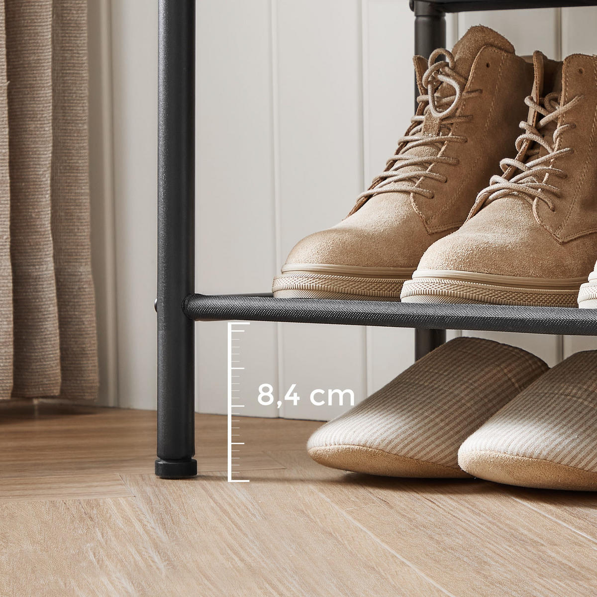 SCHUHREGAL, braun/schwarz - Braun, Holzwerkstoff (75/71/30cm) - A2A Home