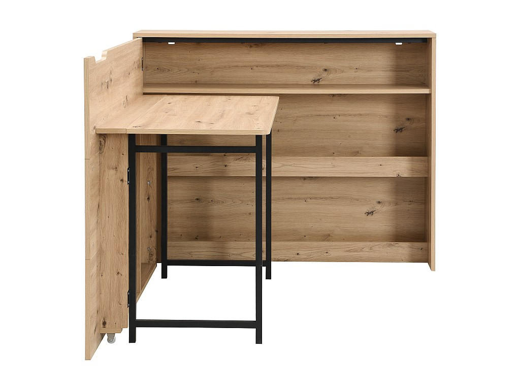 ECKSCHREIBTISCH Klappbar - MDF - Natur - RELIMY - Naturfarben, Holz (115/27/93cm) - Vente-Unique