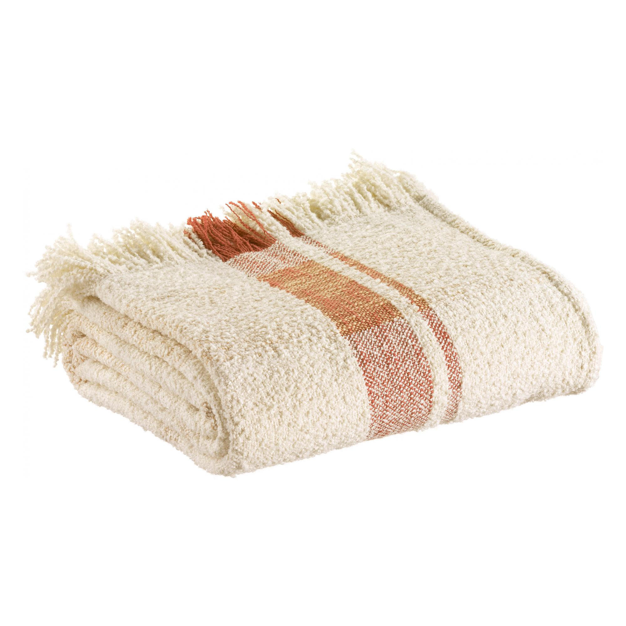 JACQUARD-DECKE Jane multico siena 130 x 160 cm - Dunkelorange, Textil (130/160cm) - Vivaraise