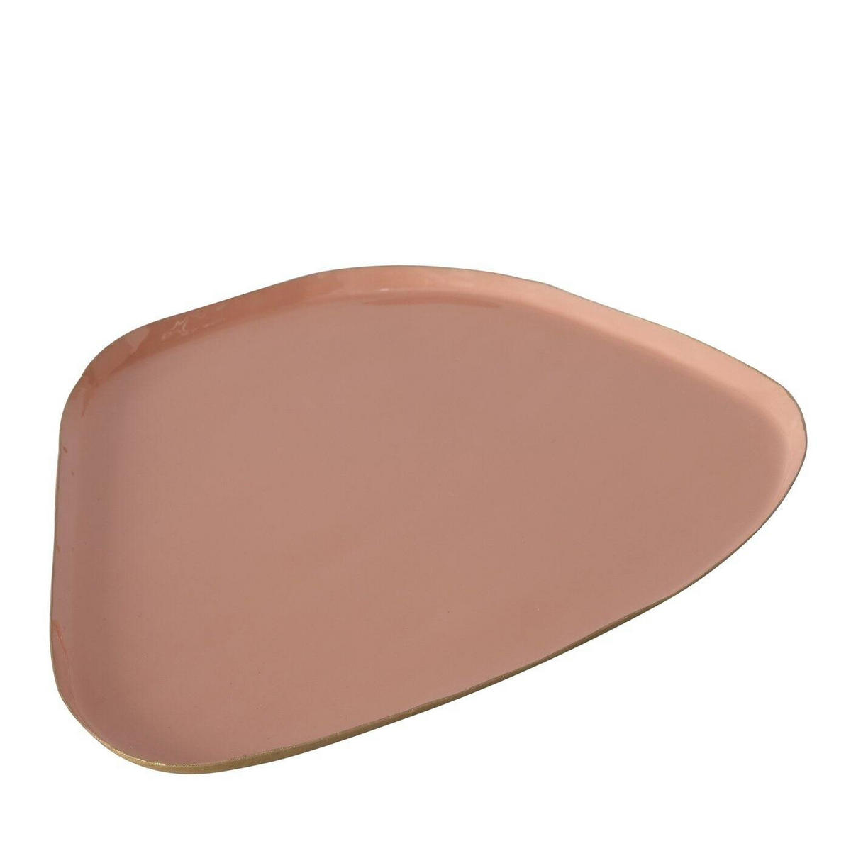 TABLETT Soofty 2er-Set - Rosa, Metall (1cm) - Boltze Home