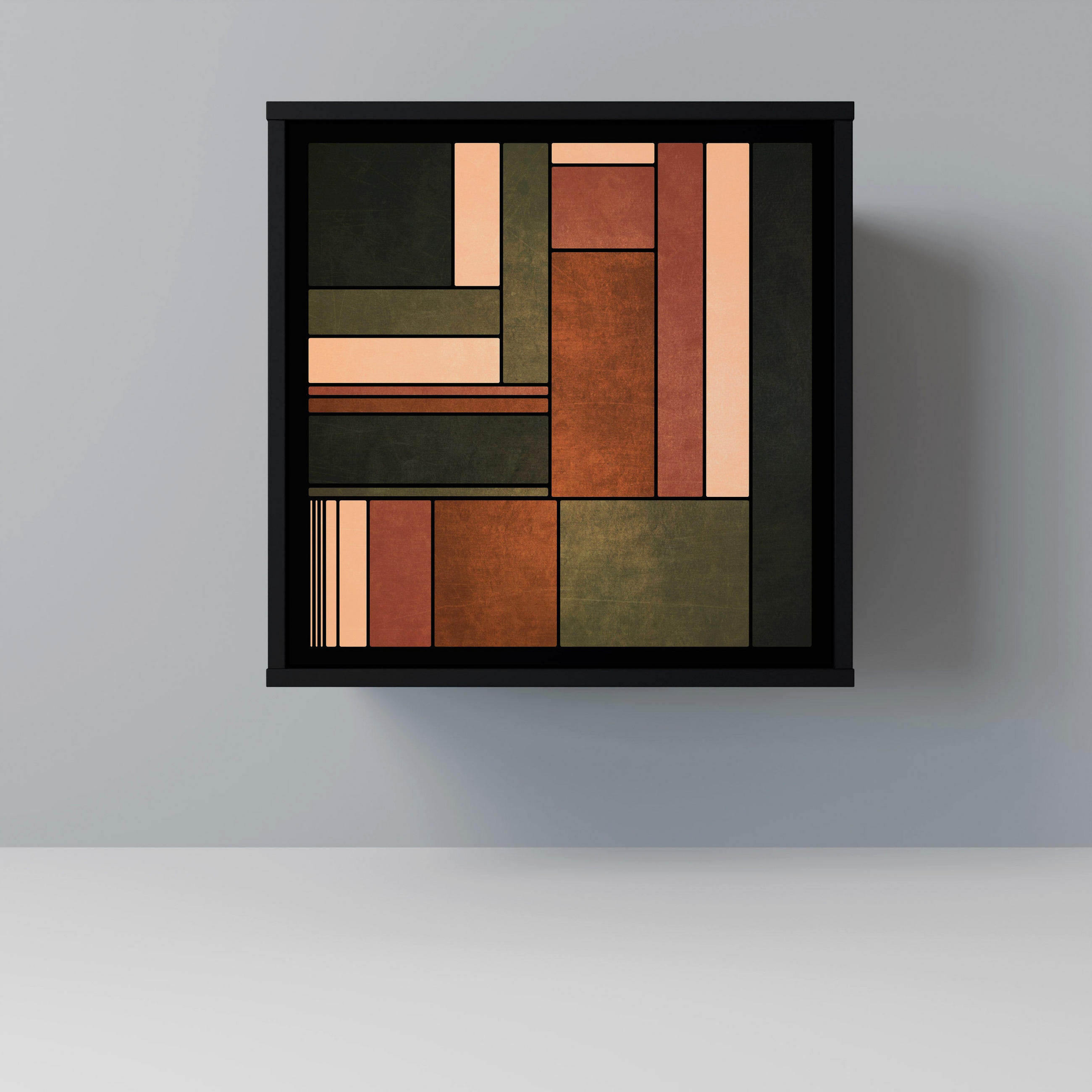 SpaceRebels Sideboard Schwarz 57.5x57.5x42 cm