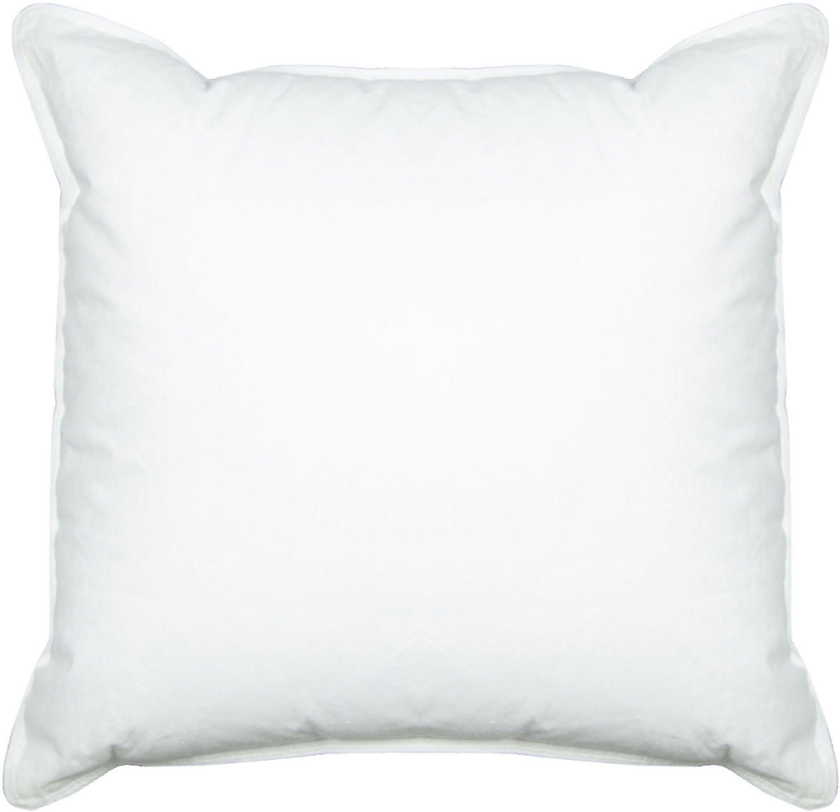 KISSEN, 40x40 cm, 100% Baumwolle, Weiß - Weiß, Textil (40/40cm) - Zollner