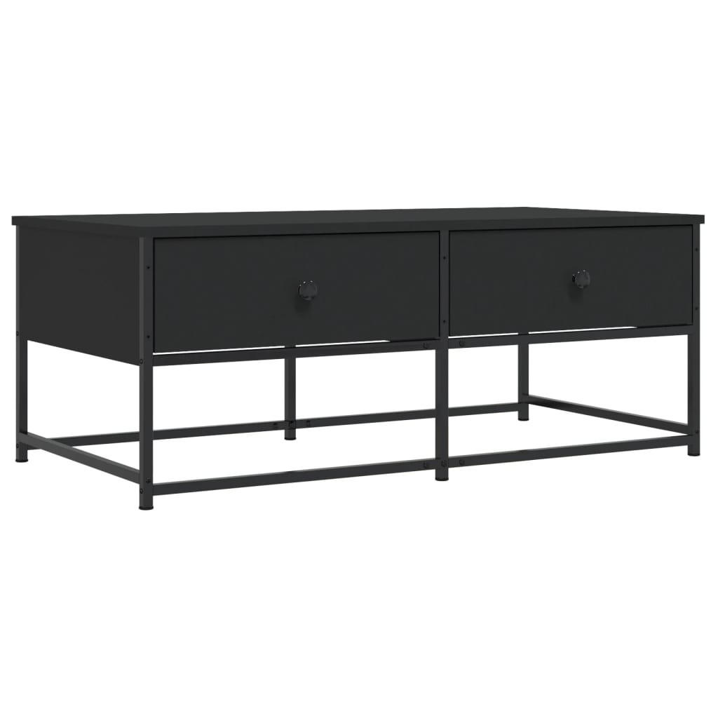COUCHTISCH Schwarz 100x51x40 cm Holzwerkstoff - Schwarz, Holzwerkstoff (51/100/40cm) - furnicato