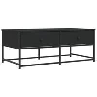 COUCHTISCH Schwarz 100x51x40 cm Holzwerkstoff - Schwarz, Holzwerkstoff (51/100/40cm) - furnicato