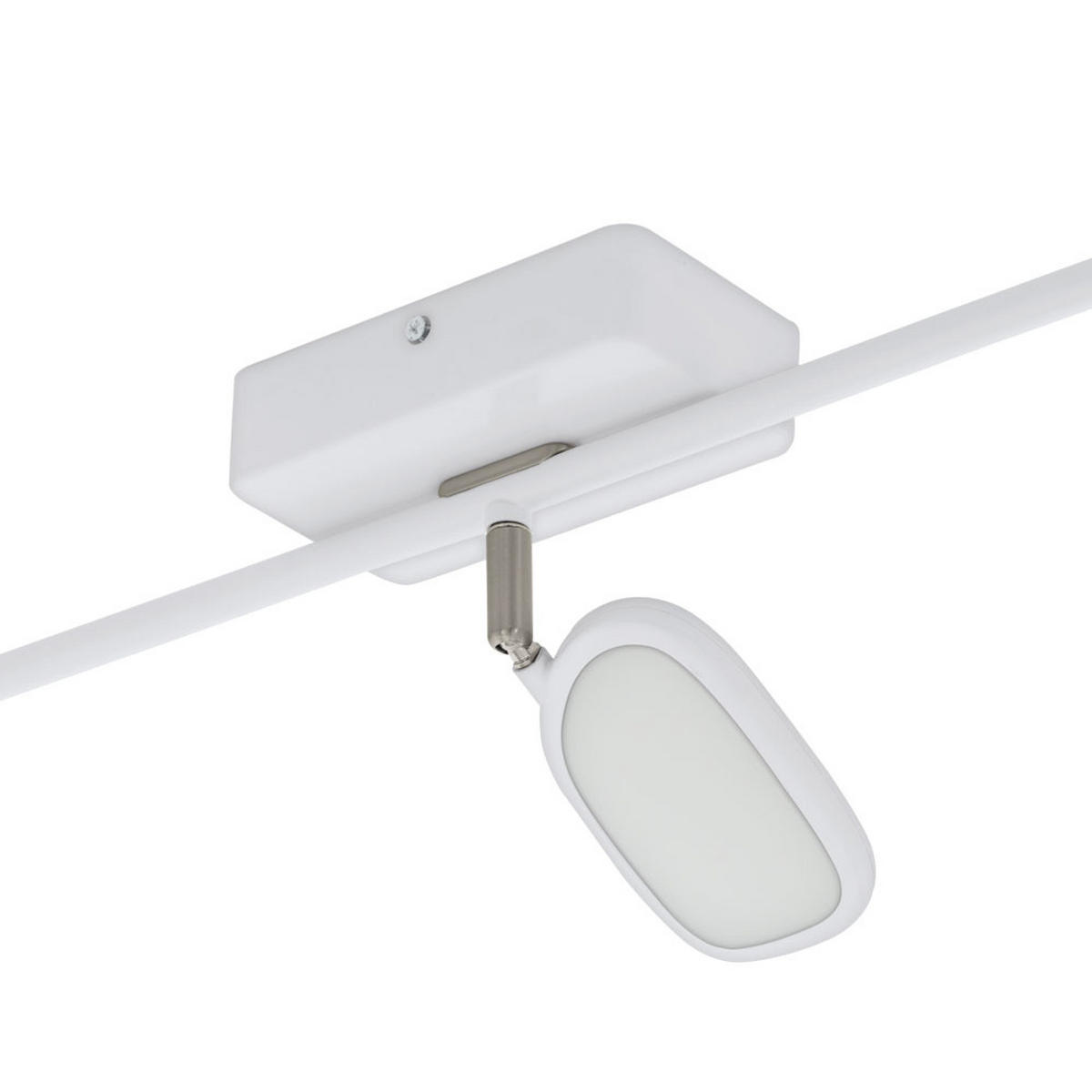 LED DECKENSTRAHLER Weiß schwenkbar - Weiß, Metall (59/8/8cm)