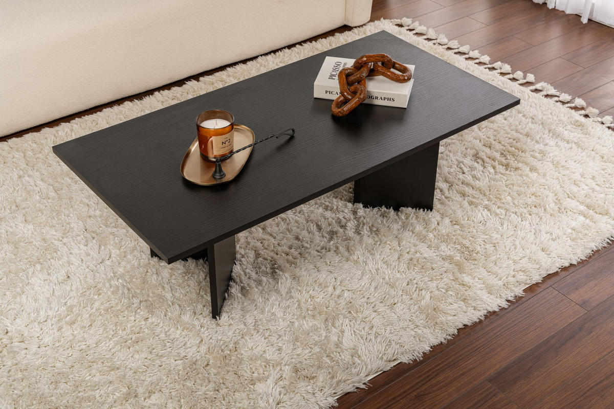 COUCHTISCH sabin Schwarz - Schwarz, Holz (119/60/40cm) - Habitat Garten