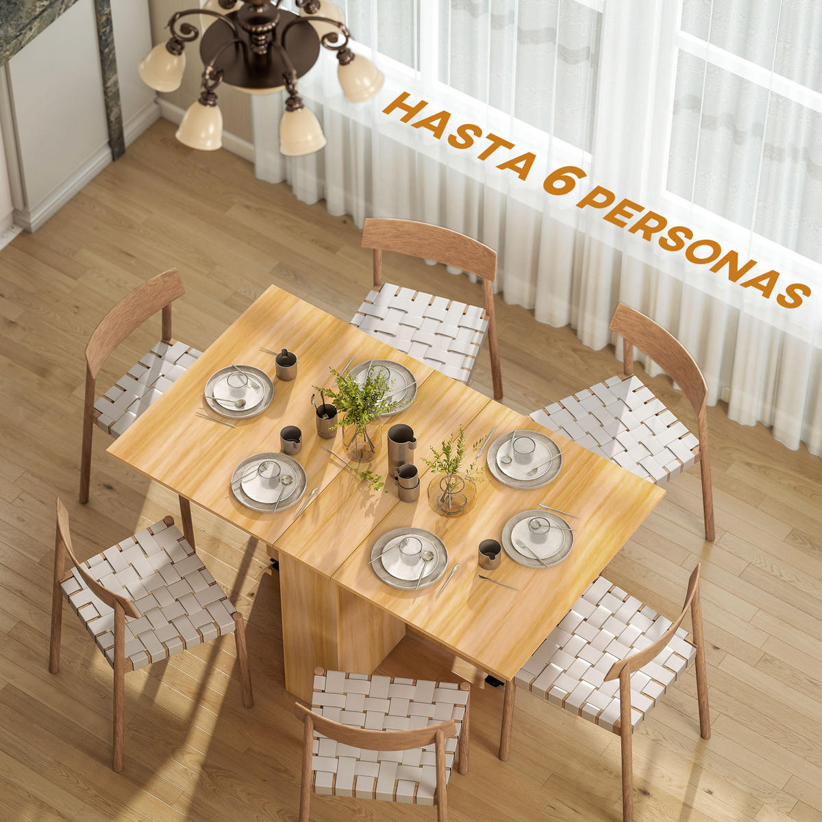 ESSTISCH Naturholz 1 Stück - Beige, Kunststoff (140/80/74cm) - GiPP
