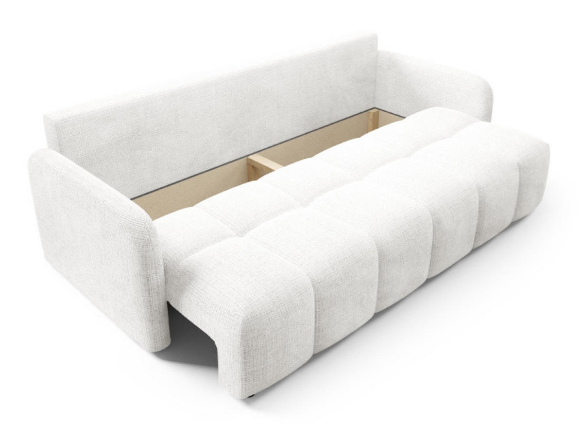 SOFA Cremona 01 Ausziehbar Mit Bequemem Sitz - Weiß, Textil (218/90/88cm) - Sepro Meble