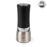 SALZMÜHLE Daman 16cm Edelstahl/Acryl Zirkonia-Mahlwerk - Schwarz, Kunststoff (6.5/16/6.5cm) - PEUGEOT