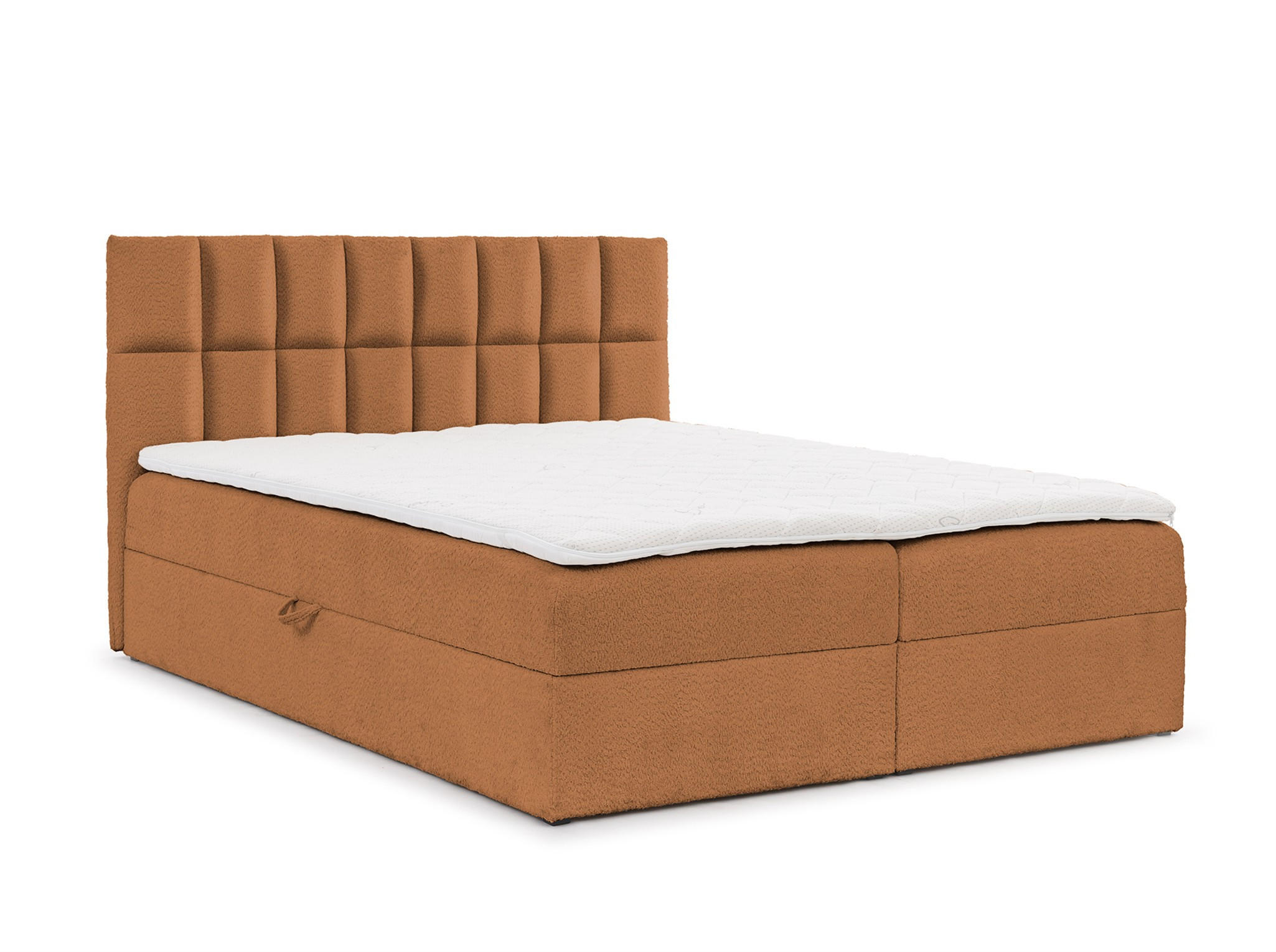 BOXBETT Dominga In überlänge - Braun, Holzwerkstoff/Textil (120/220cm) - Fun Möbel