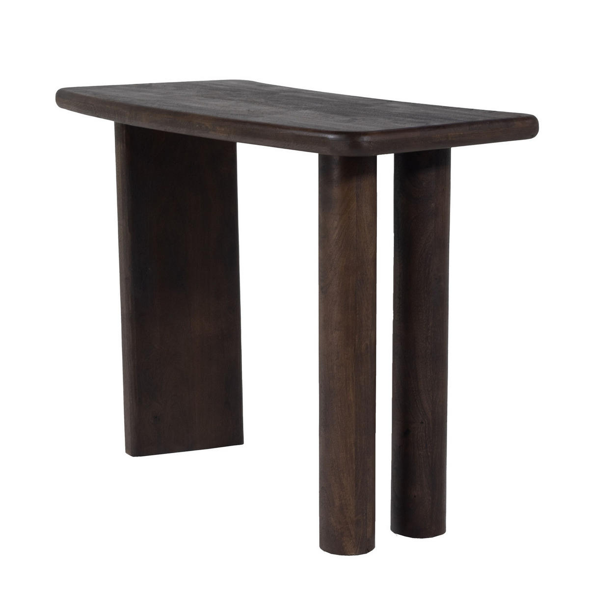 KONSOLENTISCH aus Mangoholz 113cm, braun - Braun, Holz (113/44/76cm) - Giga Meubel