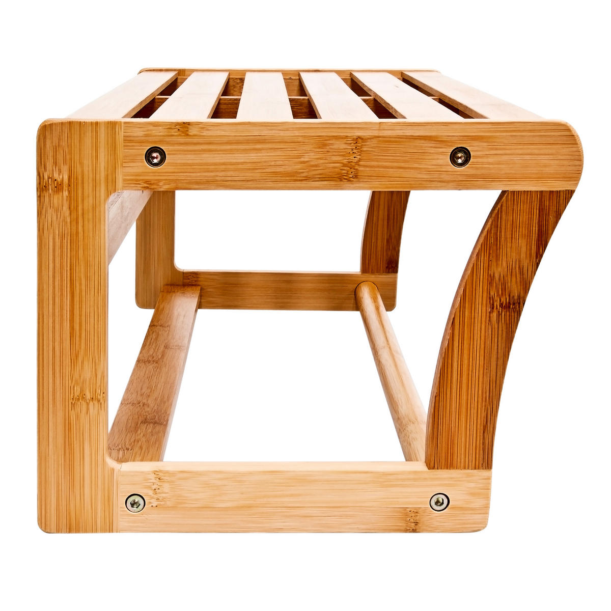 WANDREGAL - Hellbraun, Holz (60/20/25cm) - Relaxdays