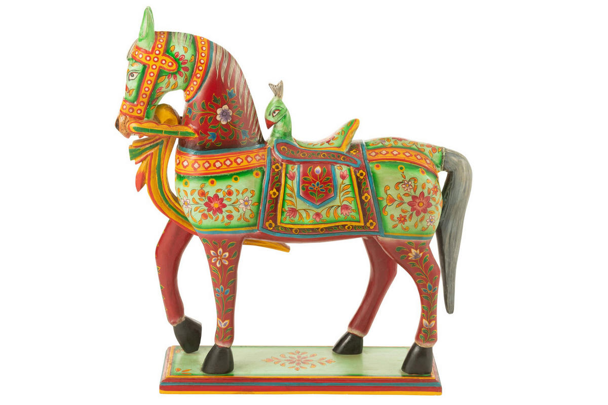 FIGUR MUMBAI - Holz - Multi - Multicolor, Holz (15/58/55cm) - J-Line