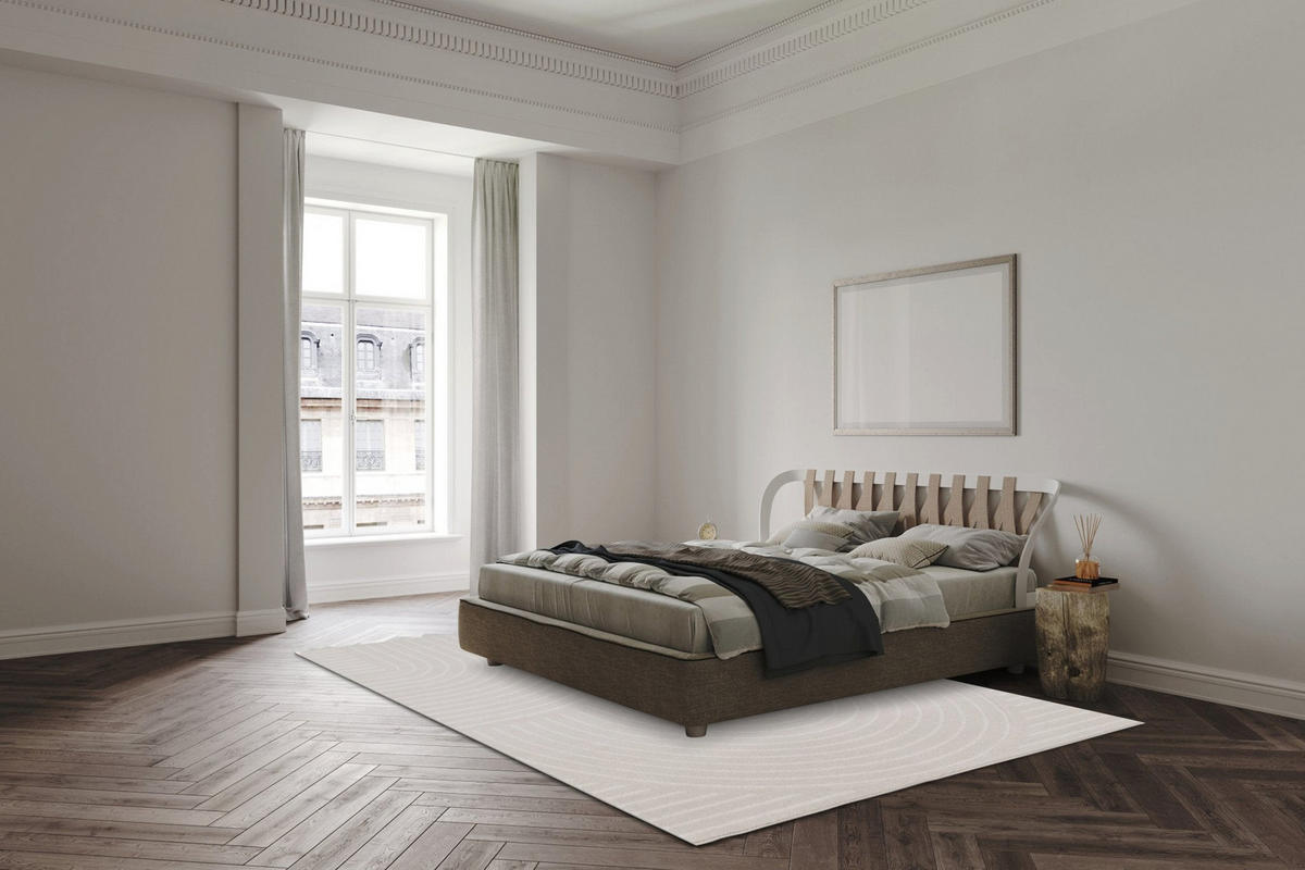 TEPPICH superweich sehr grafisch grau - Grau, Textil (200/290cm) - AFK Living