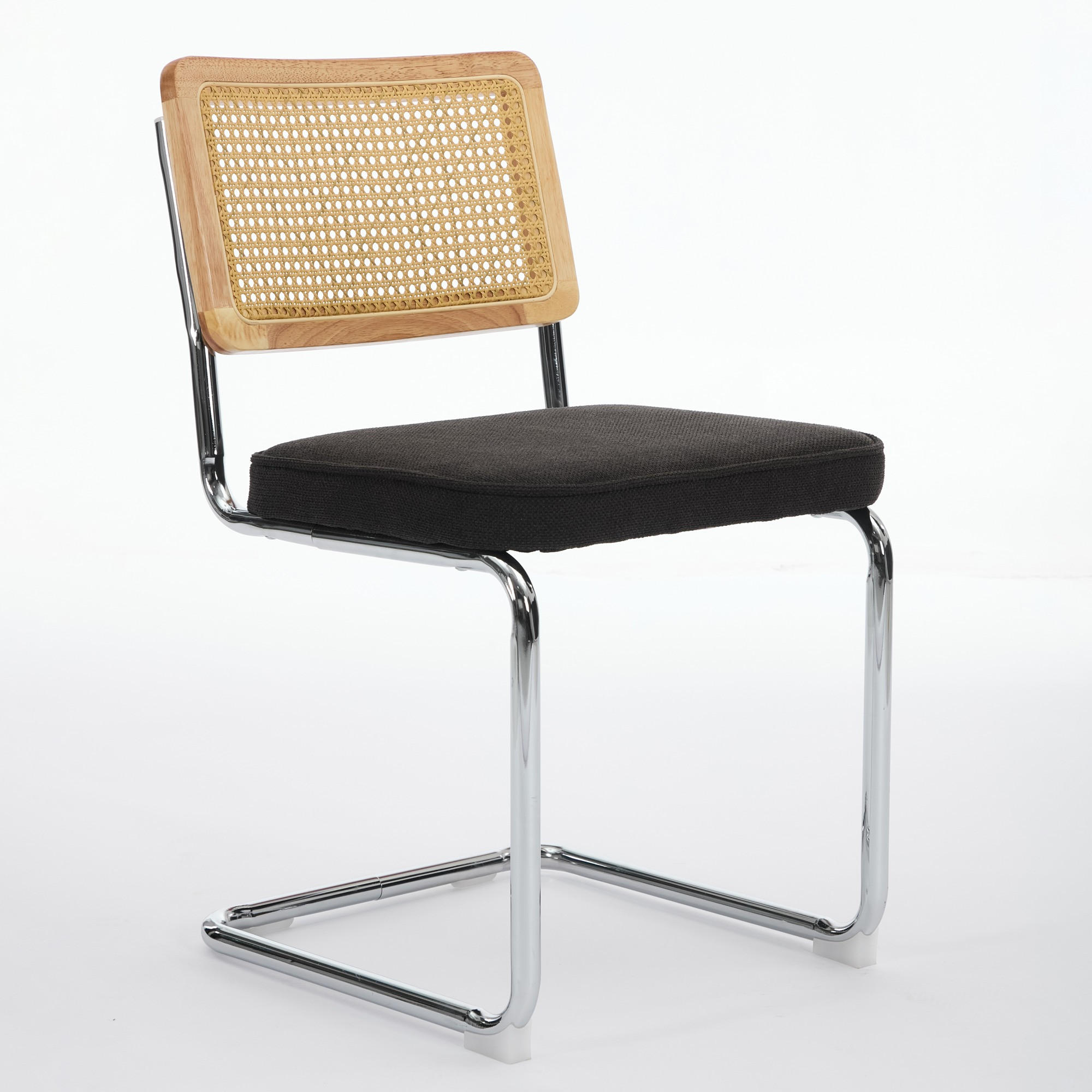 SCHWINGSTUHL DE-36300 2er-Ser mit Rattan-Rückenlehne Schwarz - Schwarz, Metall (47/81/59cm) - ComfortXL